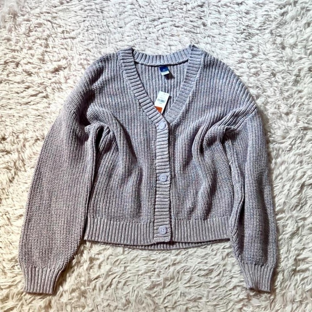 Trans Flag Pastel Cozy Coquette Twee Soft Girl Sweater Womens L Kidcore Colorful
